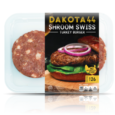 Unit Count and Unit Weight: (2) 6 oz. patties at 12 oz. tray / (4) 4 oz. patties at 16 oz. Tray.